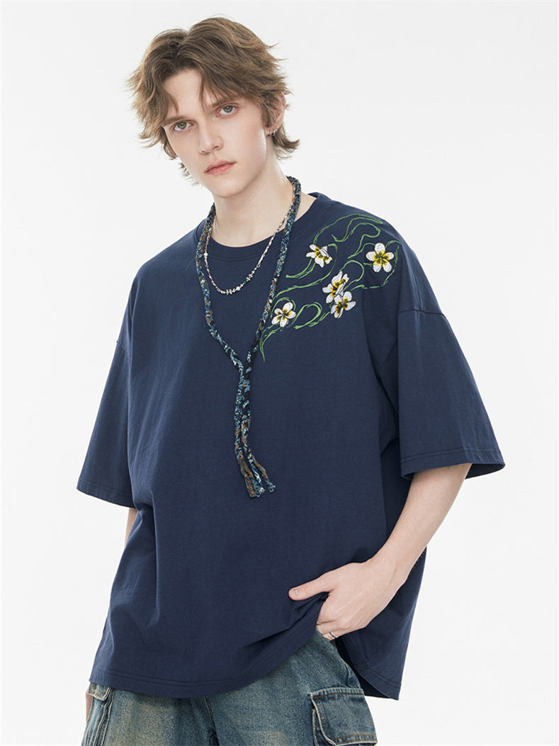 Fresh And Gentle Style Oversized Casual T-shirt