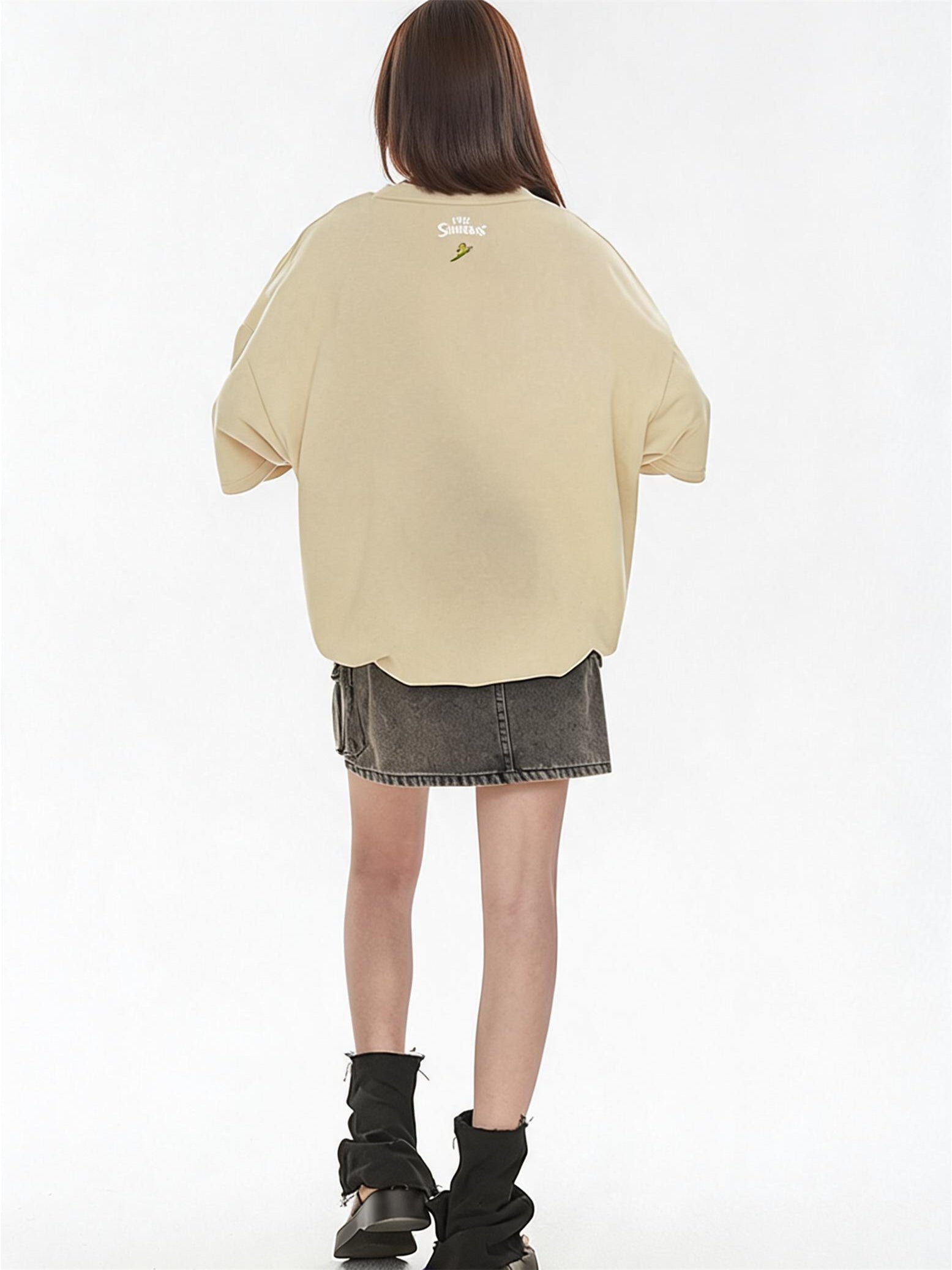 Fresh And Gentle Style Oversized Casual T-shirt