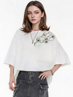 Fresh And Gentle Style Oversized Casual T-shirt