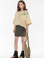 Fresh And Gentle Style Oversized Casual T-shirt