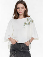 Fresh And Gentle Style Oversized Casual T-shirt