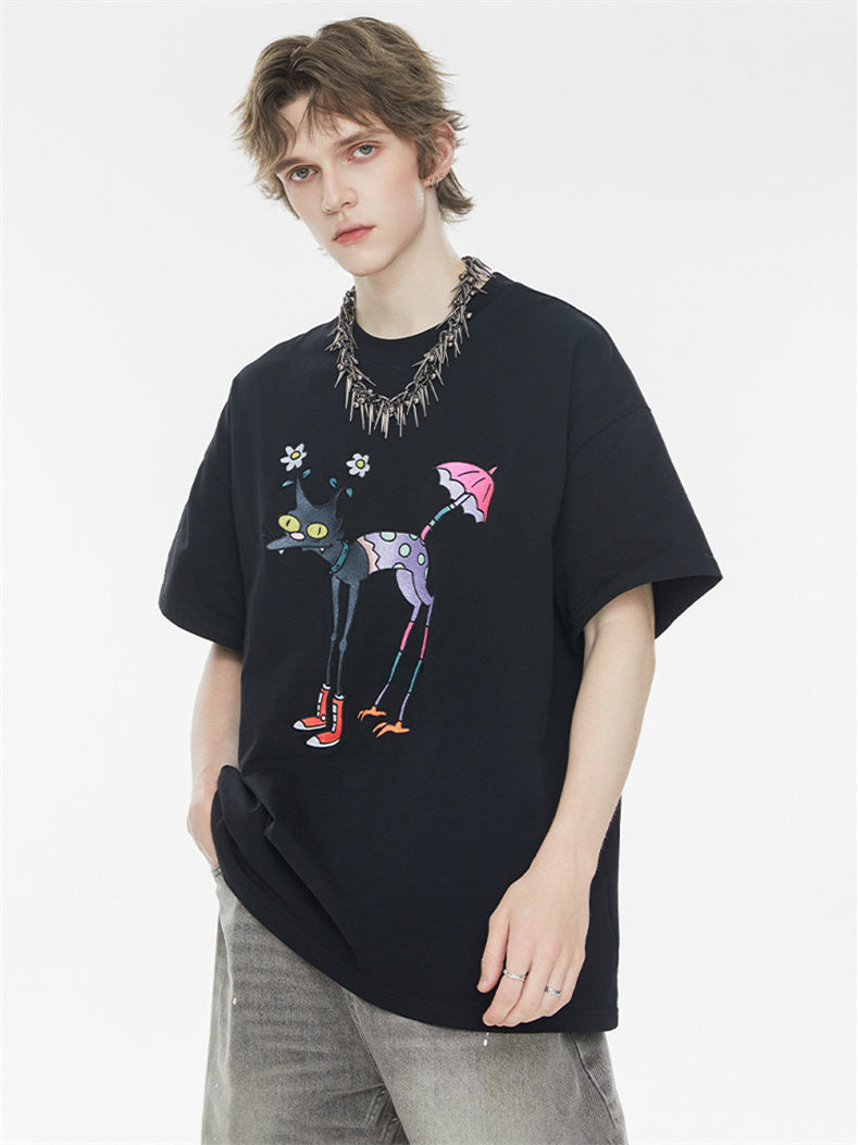 Quirky And Fun Floral Umbrella Top