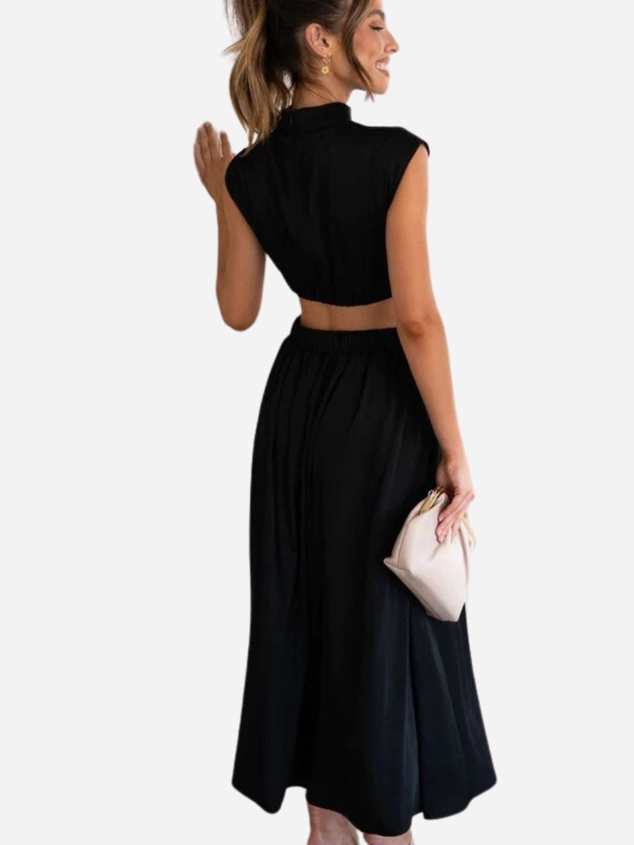 Luján Minimalist Summer Sleeveless Long Maxi Dress Boutique Collection