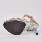 Open Toe Buckle Strap Transparent Platform Sandals High Heels