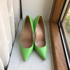 Black Yellow Red Extreme 12cm Thin High Heels
