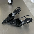Thin Heels Pointed Toe Pumps Sandals for Women