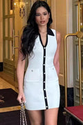 Sleeveless Slim Mini Dress