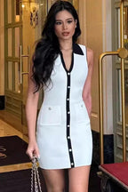 Sleeveless Slim Mini Dress