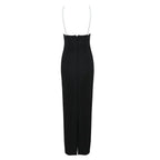 Elite Touch 3D Flower Maxi Dress