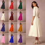 Paige | Women Ivoire Midi Dress Fitted Elegant Cut