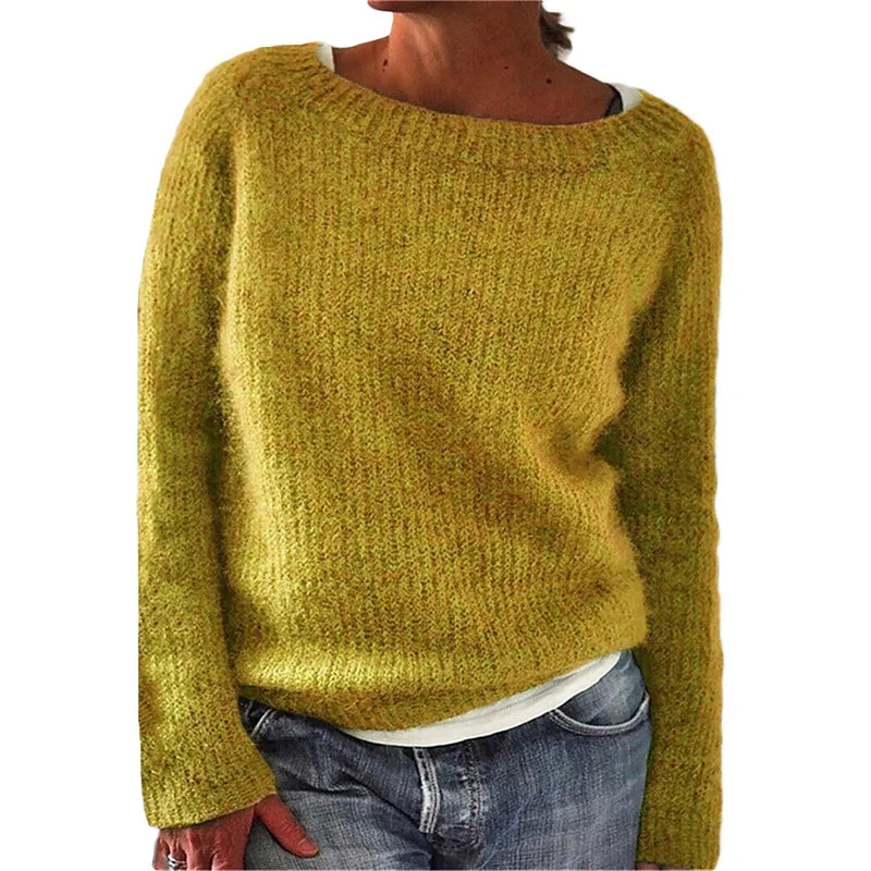 | Women’s Casual Knit Pullover Sweater