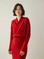 | Women's Wrap Crossover Sweater
