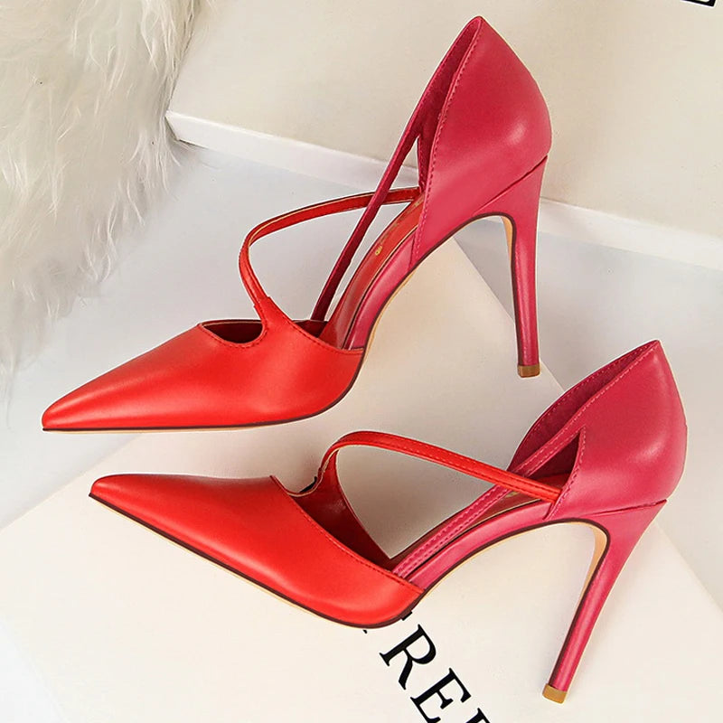Summer 9.5cm High Heels Sandals for Women, Sexy Party Shoes