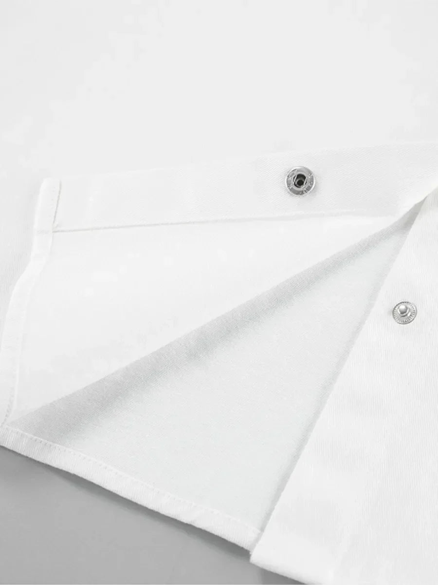 White Shirts For Women Autumn New Single Breasted Long Sleeve Loose Blouse Streetwear Fashion Casual Lapel Collar Blouses