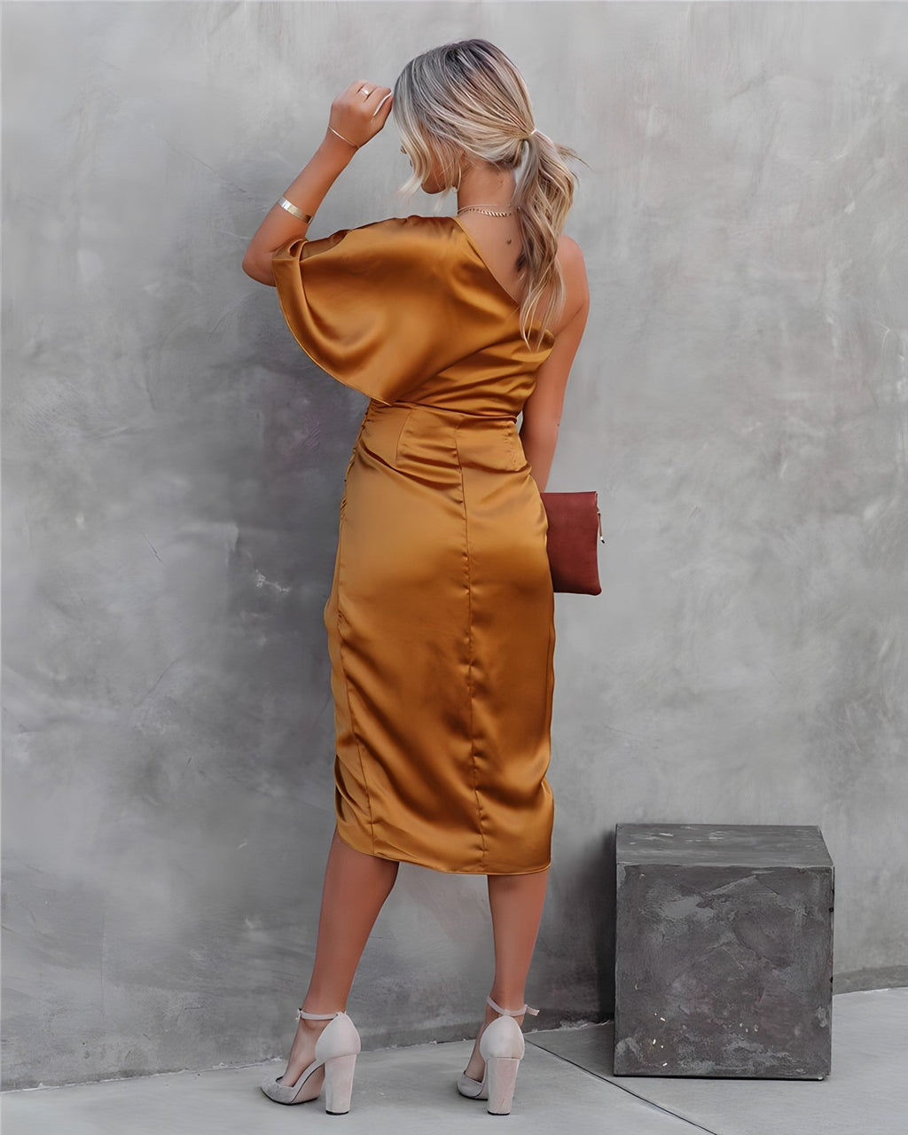 Olga Luxe Silk Dress Designer Edit