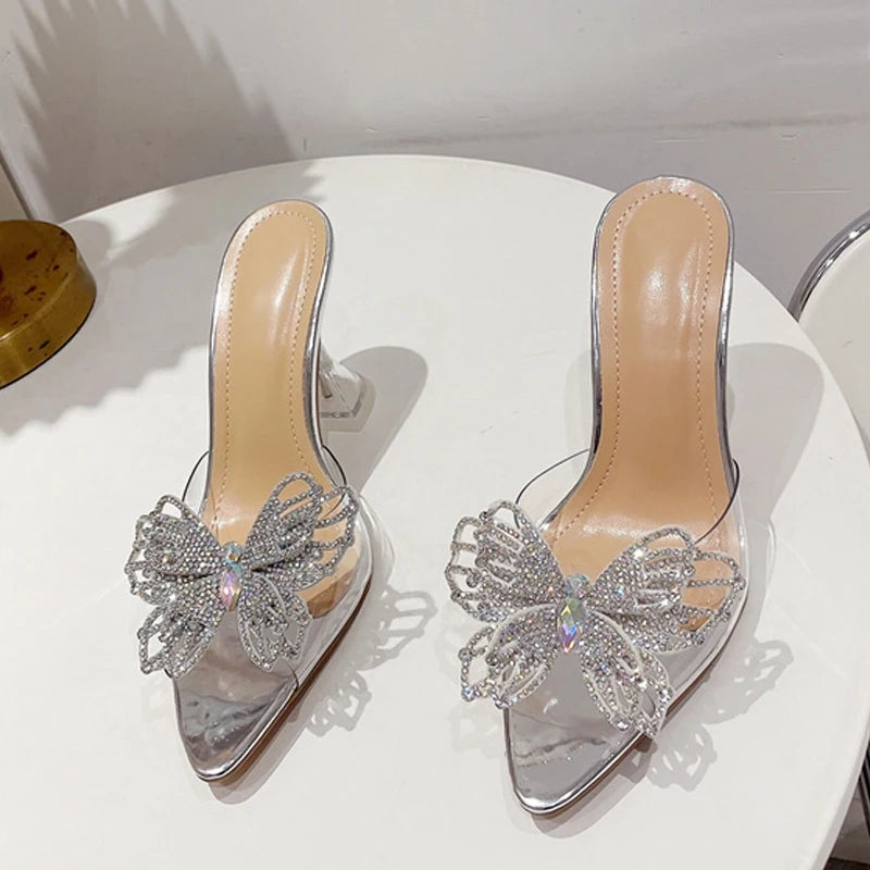 Summer High Heels Slippers for Sexy Street Style Woman