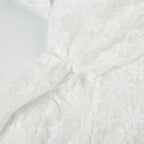 Boho Chic Women Floor-Length Fishtail Dress White Lace Elegant Sexy Sleeveless Bodycon Maxi Dress Summer Clubwear