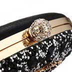Solar Rhinestone Clutch Bag by Genesis