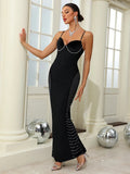 Dolly Bandage Rhinestone Gown