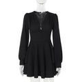 Sexy Low Cut Long Sleeve Pleated Mini Dress Women Elegant Wrap Waist Slim Party Vestido Spring Fall Harajuku Y2K Clothes