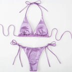 Satin Bikini Set