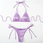 Satin Bikini Set