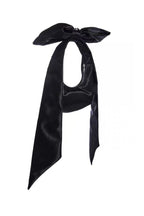 Satin Bow Rhinestone Heart Buckle Armpit Bag
