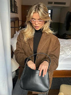 Tava-Brown Jacket Coat