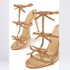 Peep Toe Buckle Strap Sandals for Women