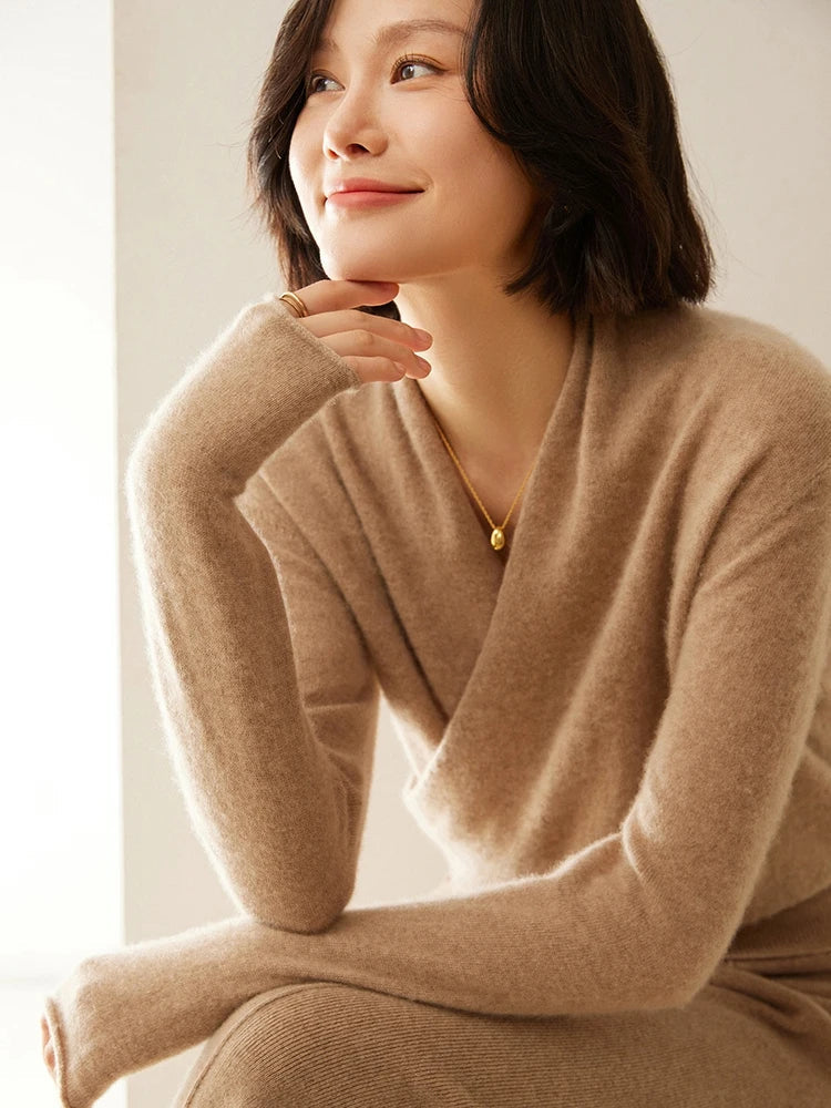 | Women's Wrap Crossover Sweater