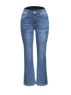 DressBetty - Fashion High Stretch Slim Denim Trousers Street Casual Boot Cut Pants S-2XL Drop Shipping