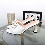 Women's summer sandals with thin high heels