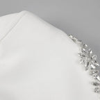 Illyria Long Sleeve Rhinestone A Line Dress