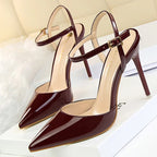 Patent Leather Stiletto Heels for Women - Sexy Party Pumps