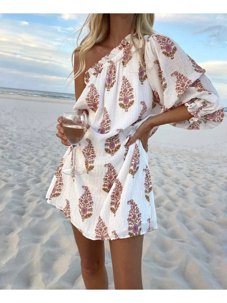 Helena Minimalist Boho Summer Dress Chic Silhouette Collection