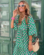 Itala Exclusive Bohemian Long Dress Everyday Luxe Edit