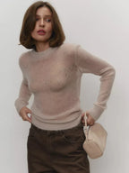 Letter Bodycon Knit Top