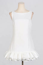 Sleeveless Backless Mini Dress