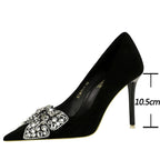 Rhinestone Bowknot High Heel Party Pumps for Women