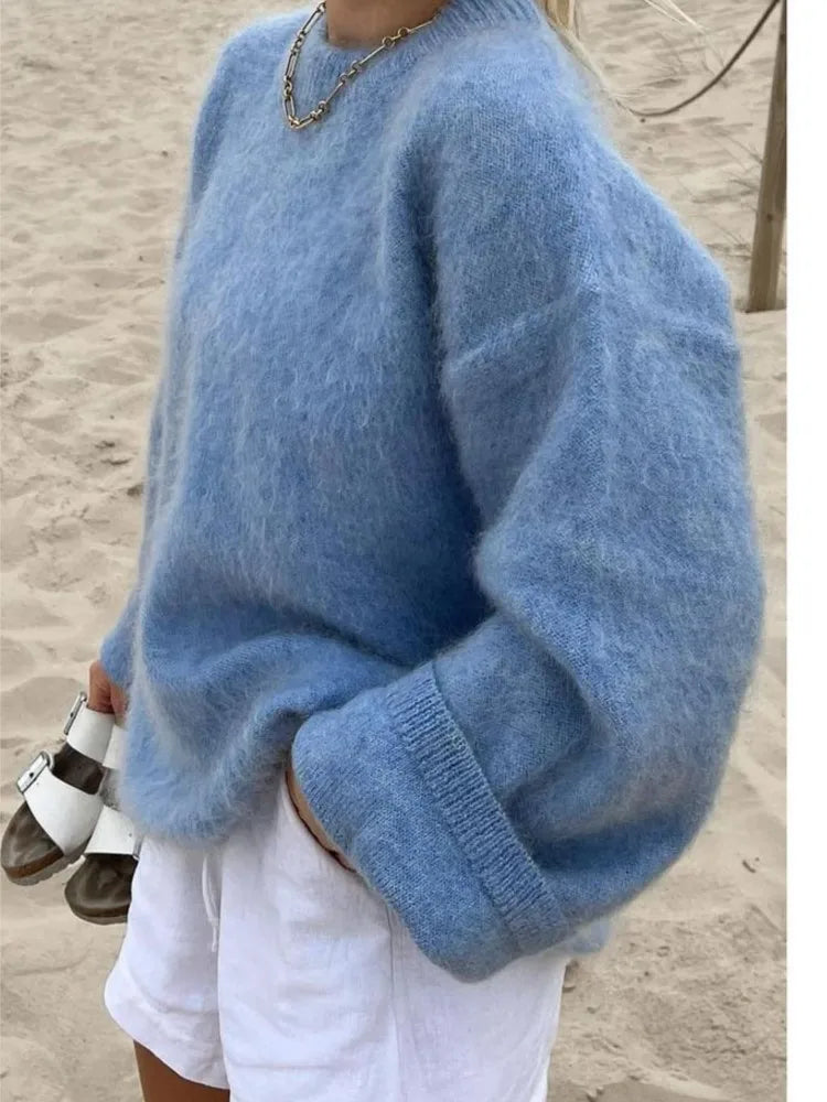 | Oversized Knit Sweater