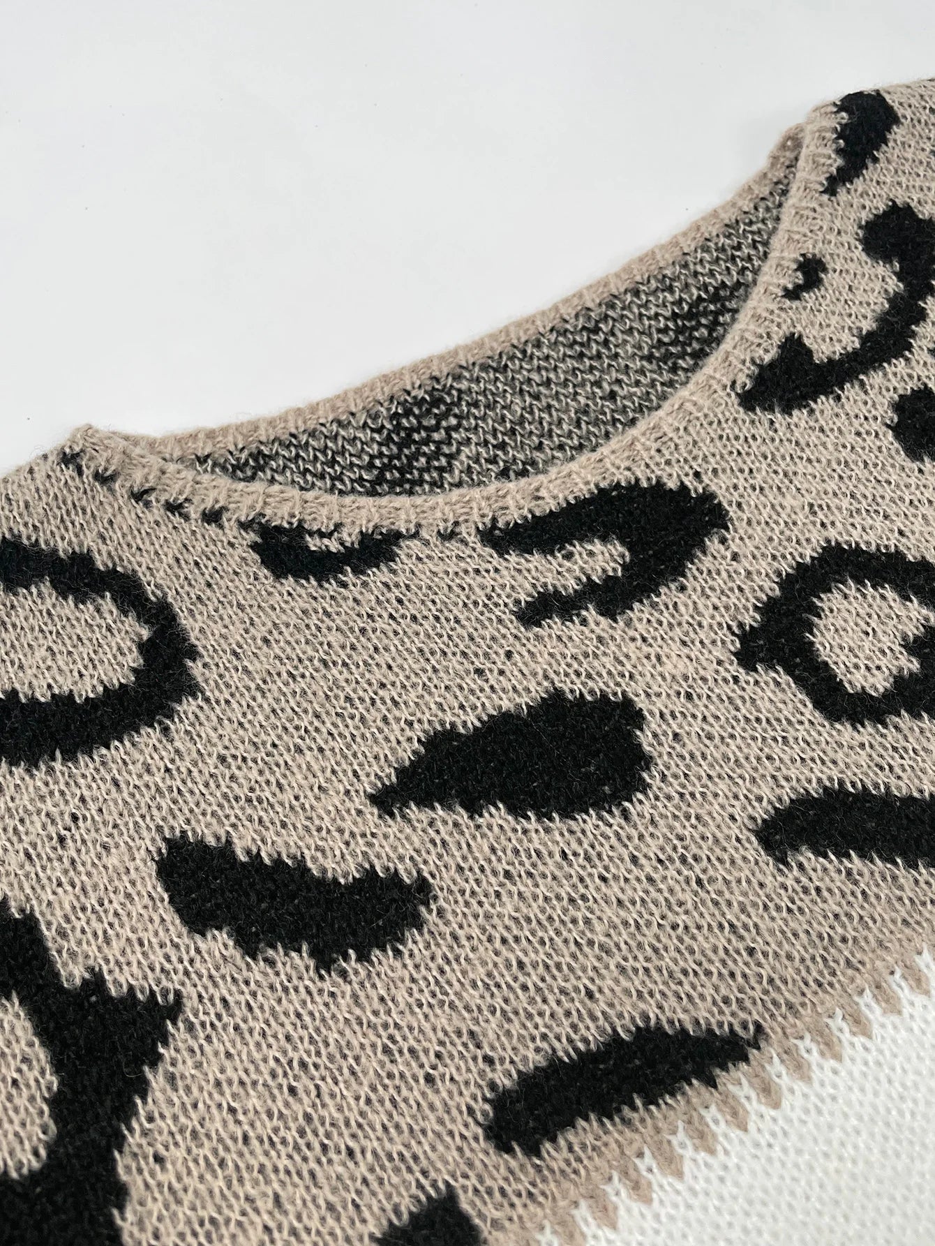 | Leopard Print Sweater