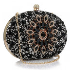 Solar Rhinestone Clutch Bag by Genesis