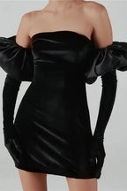 Off-Shoulder Mini Dress