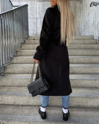 | Women's Classic Long Sleeve Trench Coat