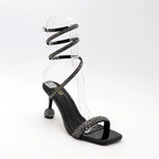 Rhinestone Fairy Open-toe High Heel Rome Sandals for Women