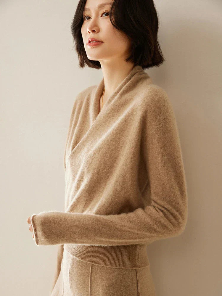 | Women's Wrap Crossover Sweater