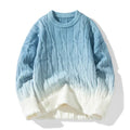 | Knitted degradé women's sweater in chunky style