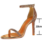 Sparkle Sequins Stiletto Heels Women Pumps - 10 cm Sexy High Heels