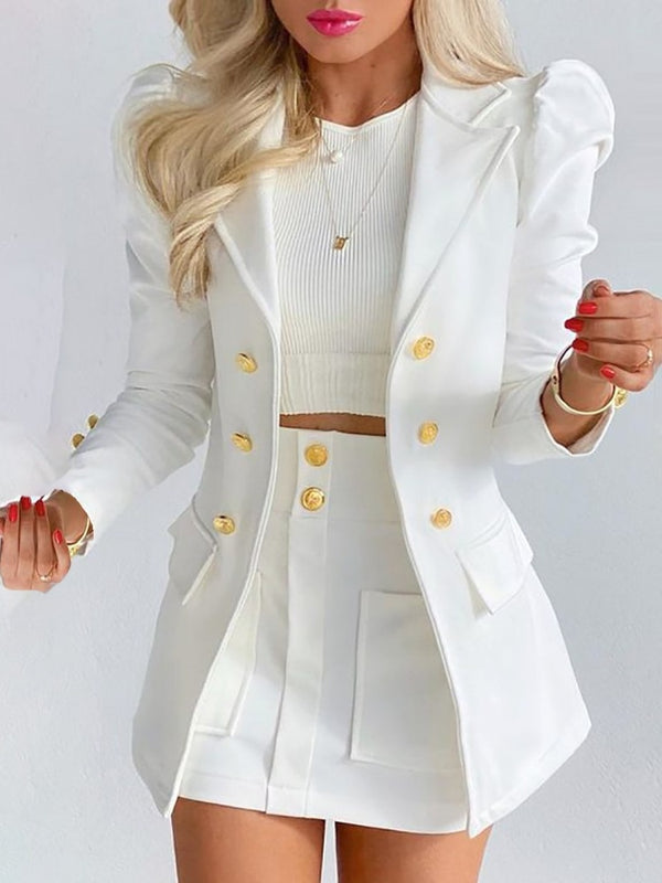 | Women's Blazer and Skirt Set