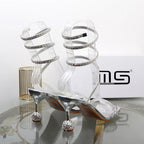 Rhinestone Fairy Open-toe High Heel Rome Sandals for Women